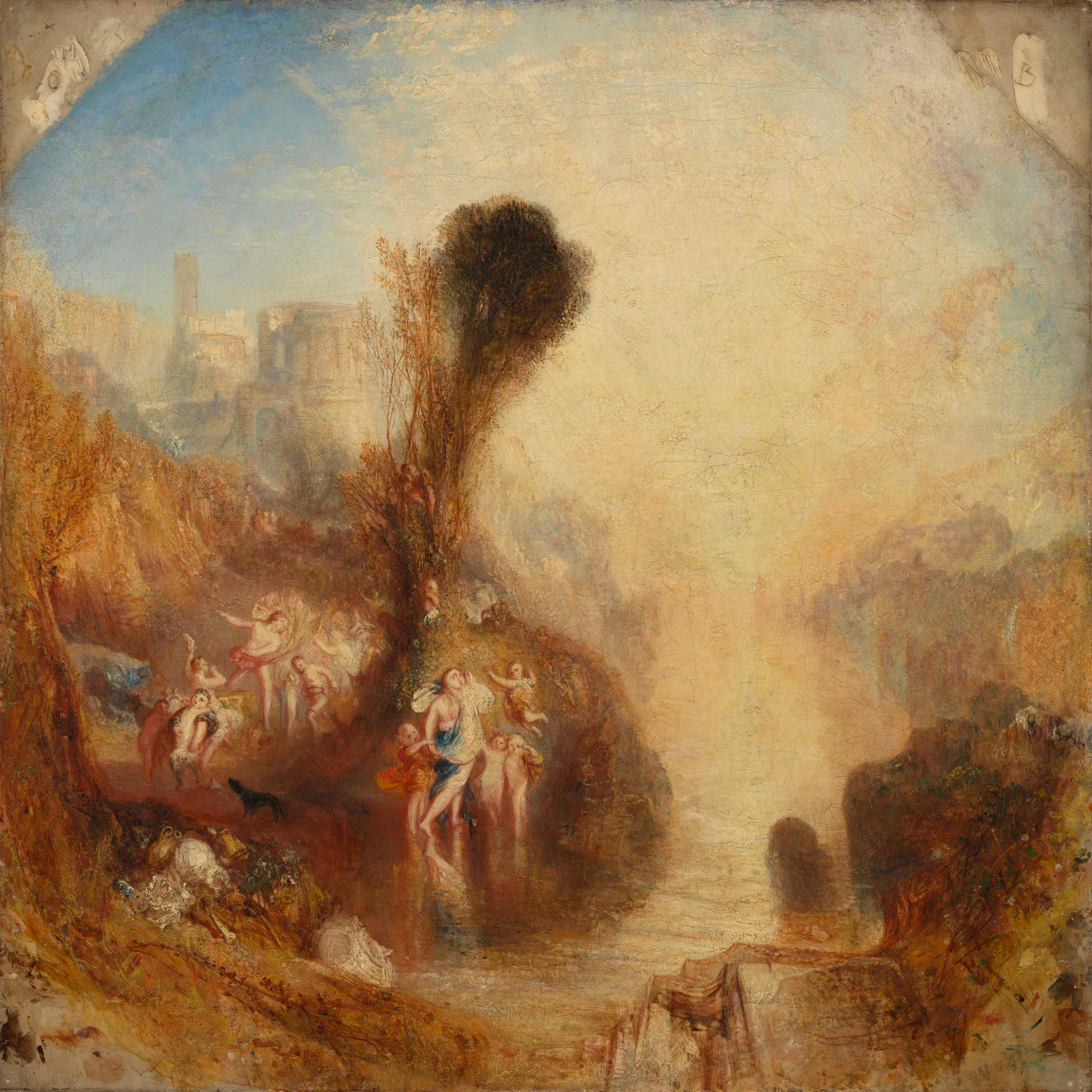 J.M.W. ターナー《バッカスとアリアドネ》 1840年展示 油彩/カンヴァス テート美術館 Photo: Tate