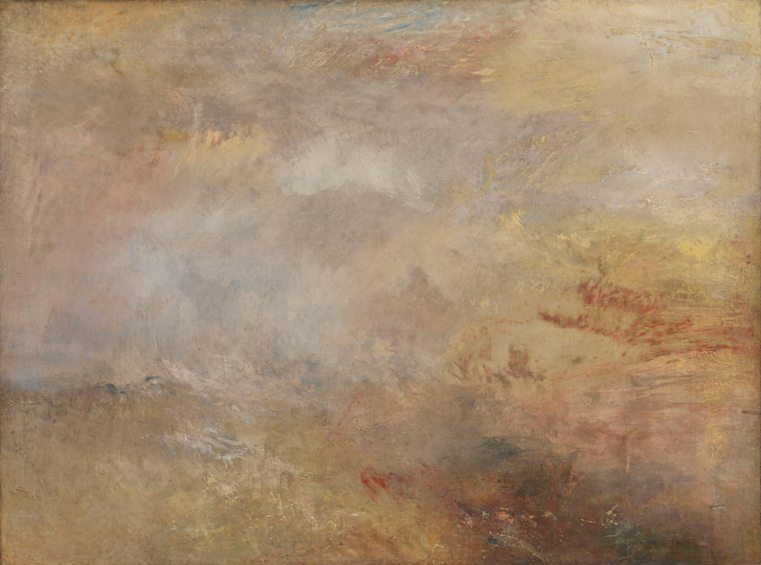 J.M.W. ターナー《荒海とイルカ》 1835-40年頃 油彩/カンヴァス テート美術館 Photo: Tate